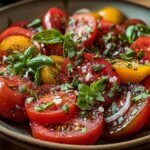 Frischer Tomatensalat Ein Unglaublich