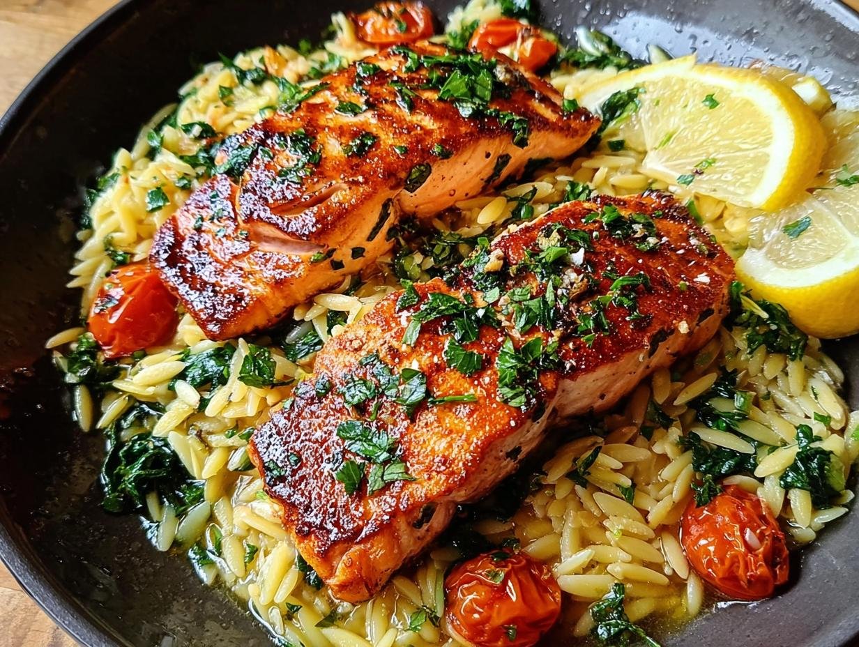 Lachs Aus Einer Pfanne