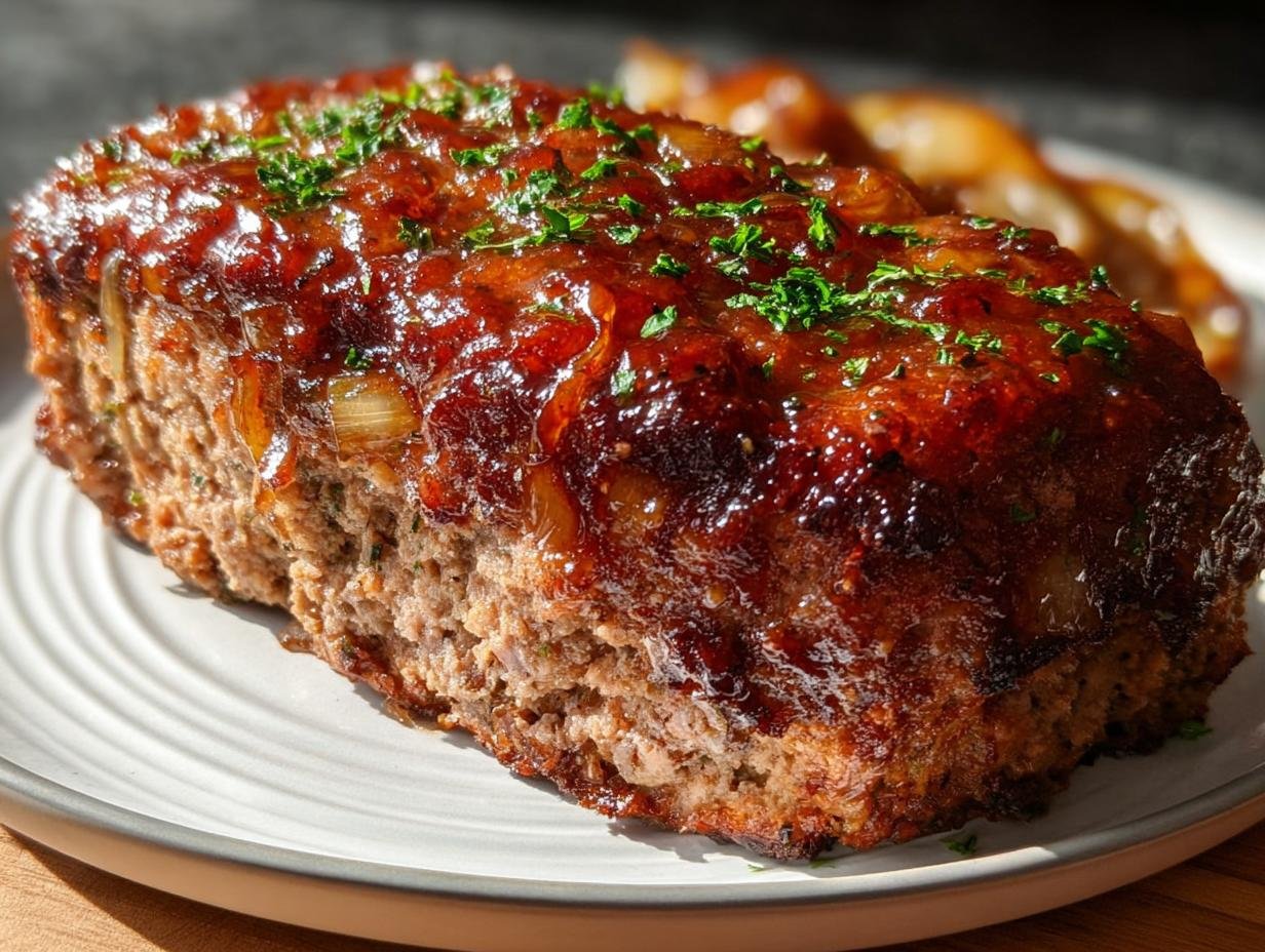 Supersaftiger Zwiebel Hackbraten: Simpel, Smaakvol Succes - Supersaftiger Zwiebel Hackbraten - additional detail