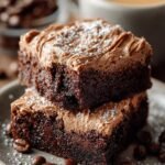 Frosted Coffee Brownies