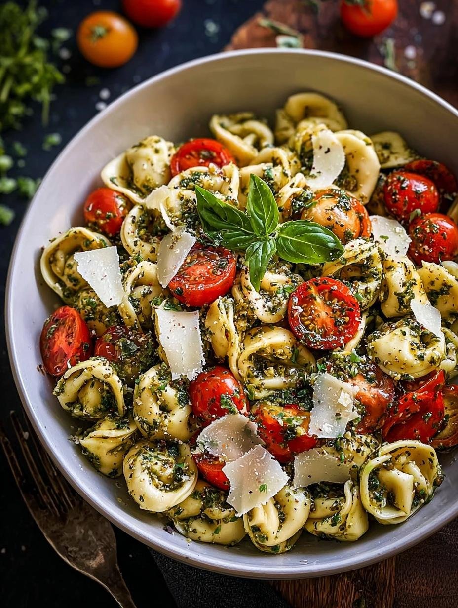 Tortellinisalat mit Pesto: Simpel Genot - Tortellinisalat Mit Pesto Und - additional detail