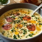 Cabanossi Kaese Suppe