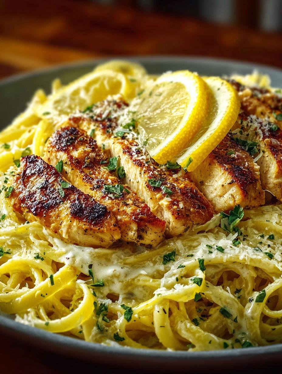 Verrukkelijke Romige Citroen Kip Pasta in 30 Min - Creamy Lemon Chicken Pasta - main visual representation