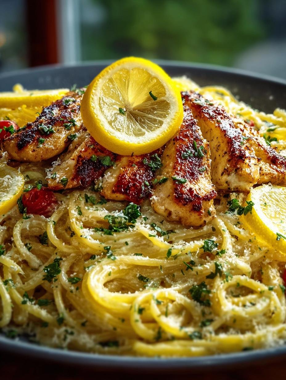Creamy Lemon Chicken Pasta