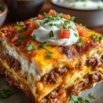 Familienfreundliche Herzhafte Burrito Auflauf