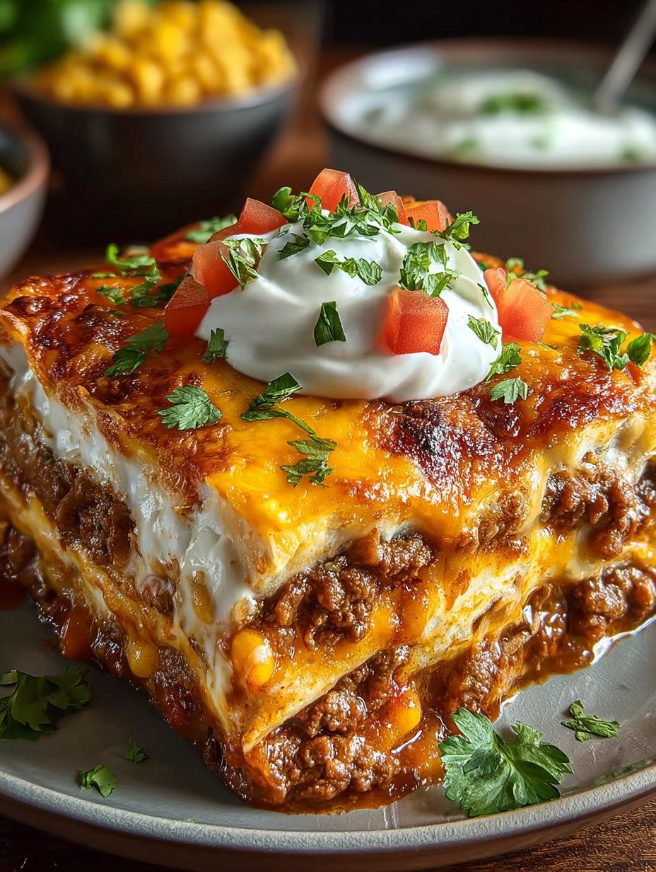 Familienfreundliche Herzhafte Burrito Auflauf