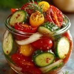 Gurken Tomaten Und Zwiebeln