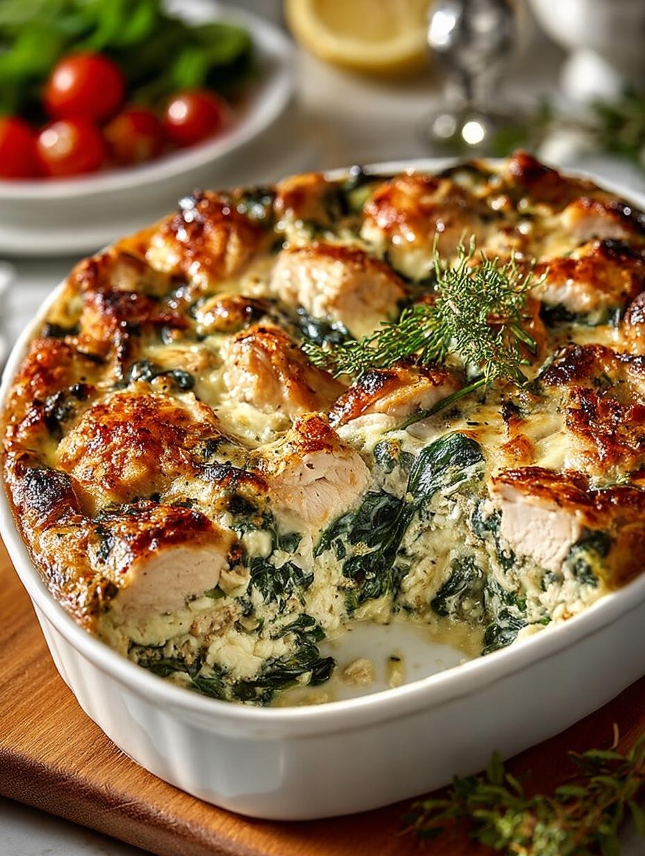 High Protein Chicken Spinach