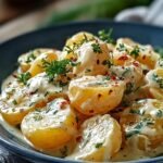 Kartoffeln Knoblauch Sahnesauce