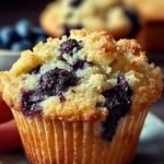 Blaubeermuffins Nach Backereiart Ein