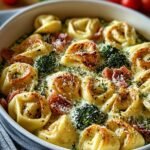 Cremiger Tortellini Auflauf Mit