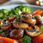 Gebackene Champignons Mit Gemuese