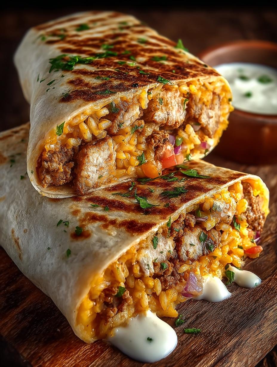 Gegrillter Kase Burrito