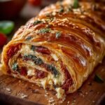 Herzhafter Blatterteig Stromboli Ein