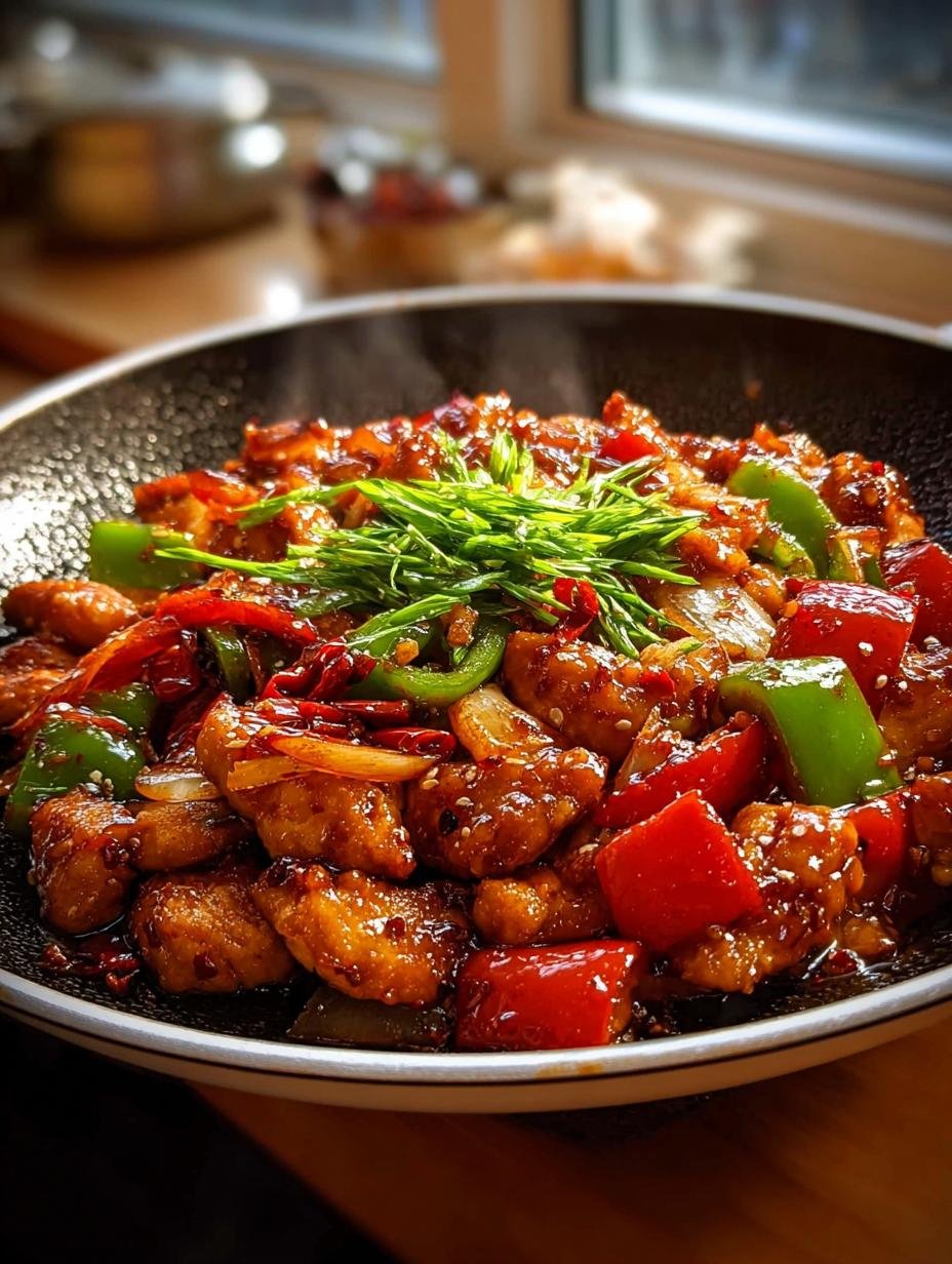 Koreaanse Pittige Kip Roerbak: Een Vurige Kick in 30 Min - Korean Spicy Chicken Stir - main visual representation