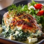 Spinach Feta Baked Chicken