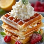 Superleckere Vanille Joghurt Waffeln