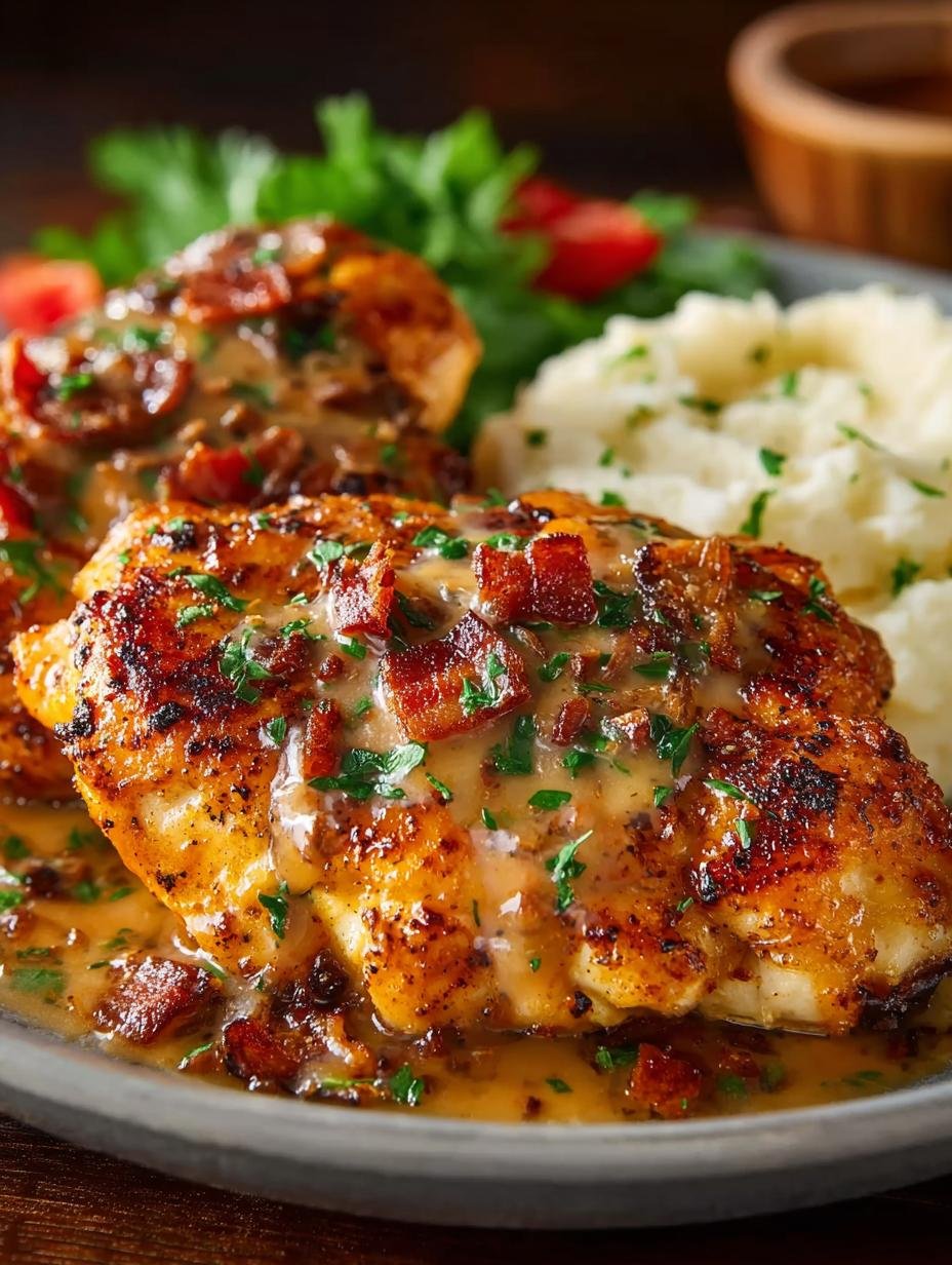 Ongekende Texas Roadhouse Smothered Chicken in 1 pan - Texas Roadhouse Smothered Chicken - main visual representation