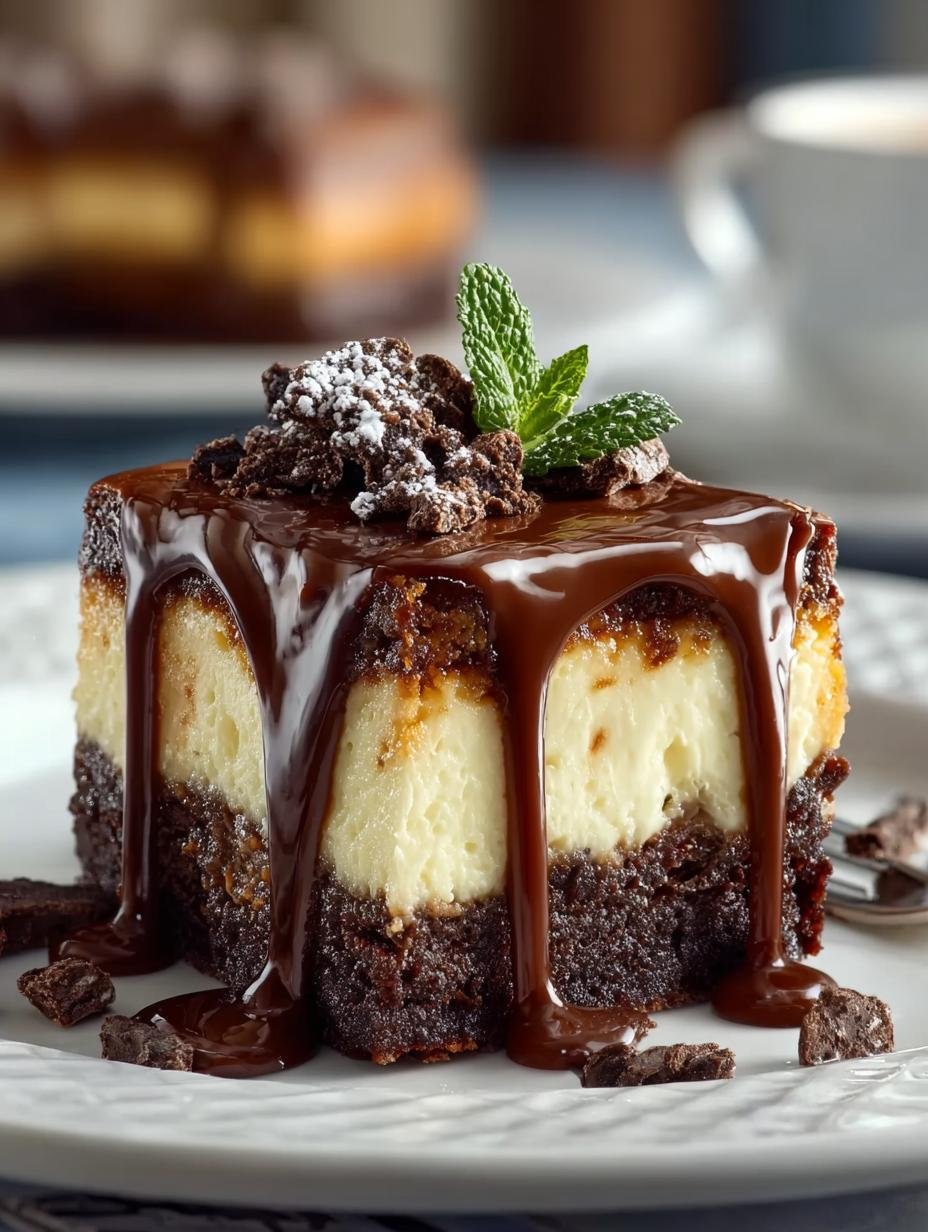 Brownie Cheesecake: Romig, Hemels in 45 Min! - Brownie Cheesecake Cremig Schokoladig - main visual representation