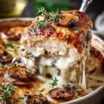 Cremiger Hahnchenauflauf Mit Pilzen