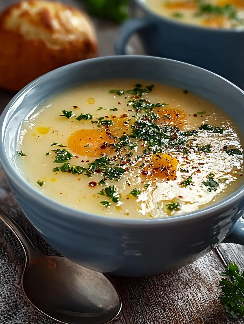 Einfache Kartoffelsuppe