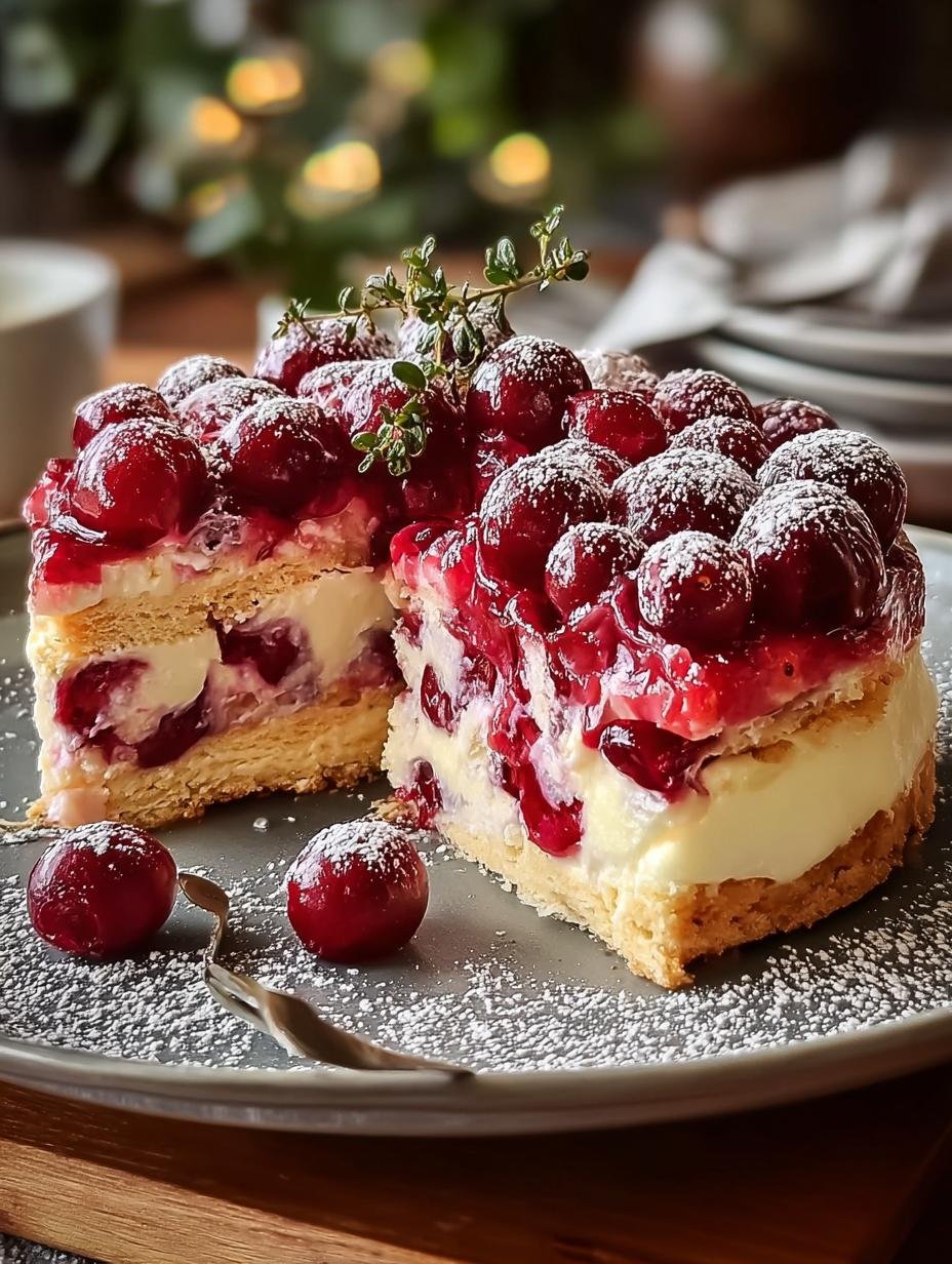 Himmelstorte Met Sauerkirschen: een wonderbaarlijke 300 kcal - Himmelstorte Met Sauerkirschen - additional detail