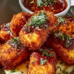 Knuspriger Nashville Hot Mozzarella