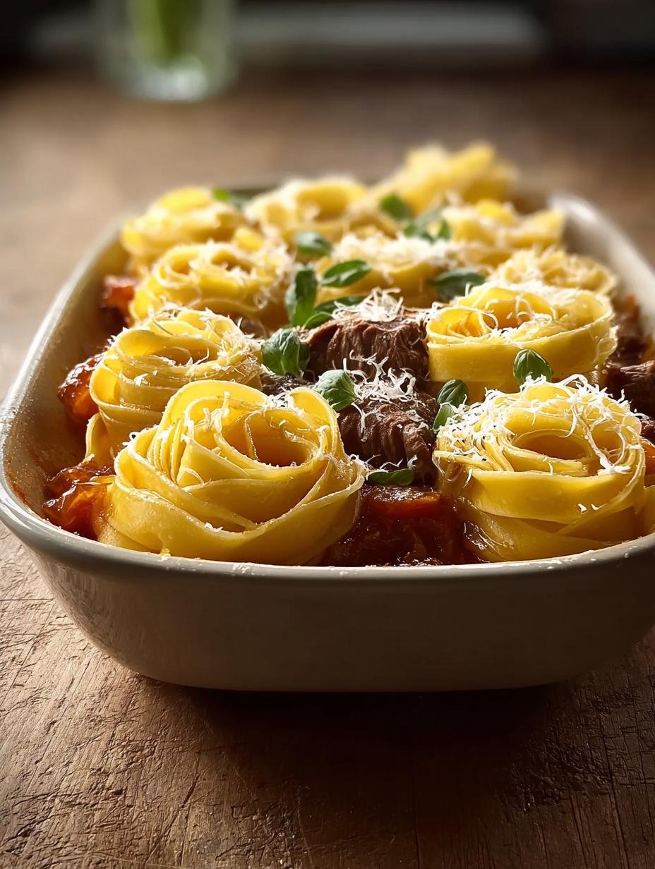 Nester Aus Rinder Tagliatelle: Een Geweldig Feest in je Oven - Nester Aus Rinder Tagliatelle - main visual representation