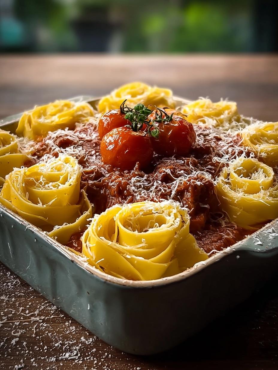 Nester Aus Rinder Tagliatelle