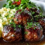 Salisbury Steak Meatballs with