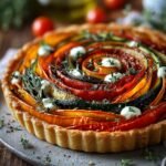 Stunning Spiral Vegetable Tart