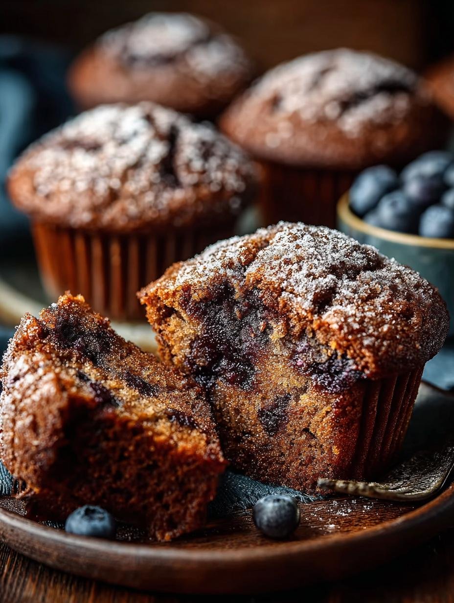 Heerlijke Bäcker Blaunon Alcoholic Beer Muffins met sappige bosbessen, perfect voor een hemelse hap