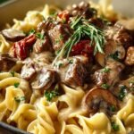 Einfaches Hackfleisch Stroganoff