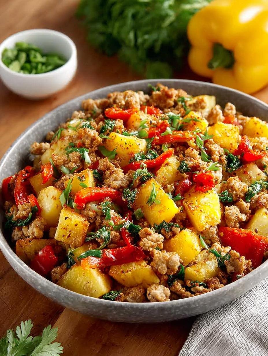 Ground Turkey Hash: Verrukkelijk in 40 minuten - Ground Turkey Hash - additional detail