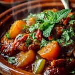 Kurbis Kastanien Tajine Ein