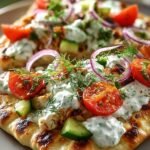 Tzatziki Chicken Veggie Naan